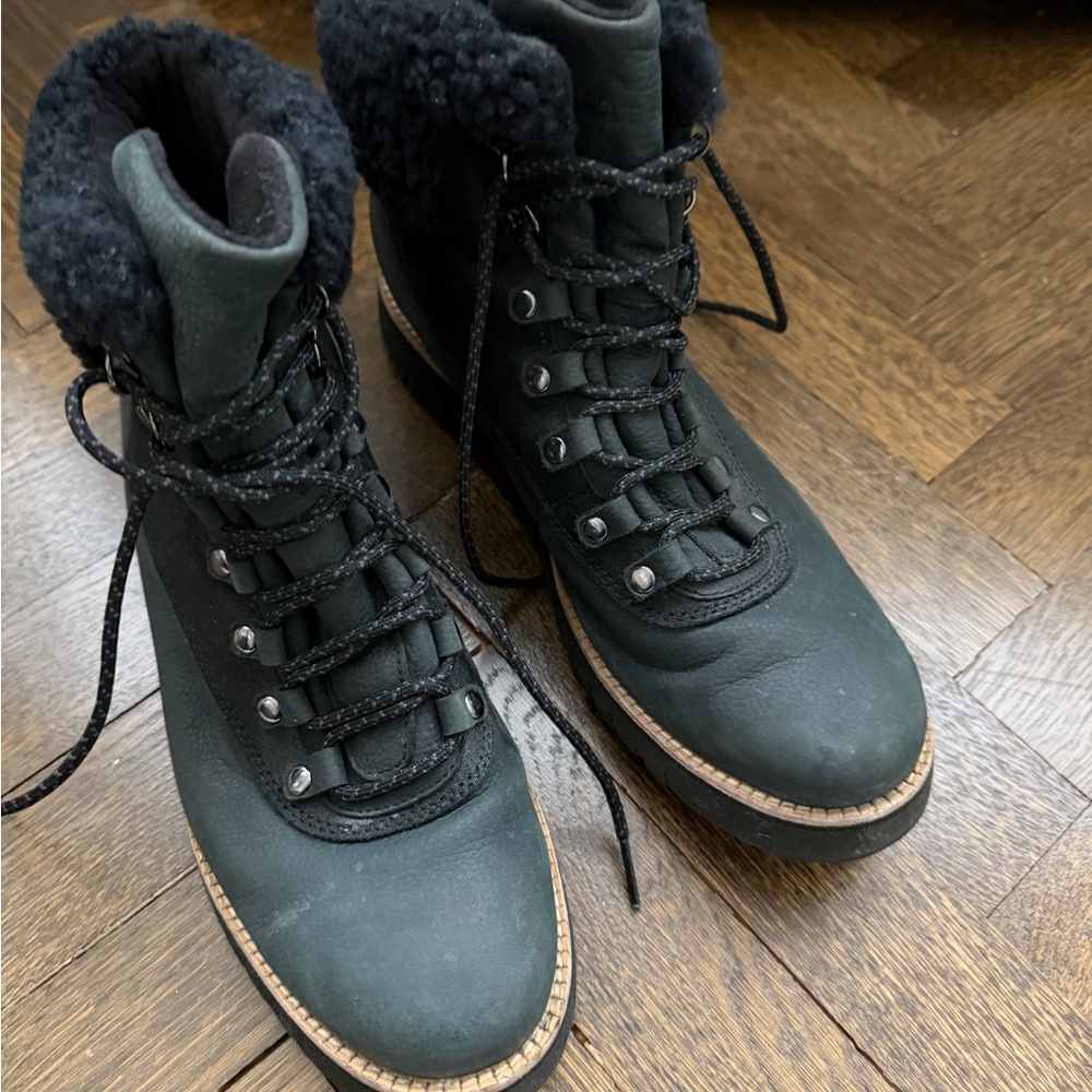 Cole Haan Black Waterproof Winter Boots size 10.5